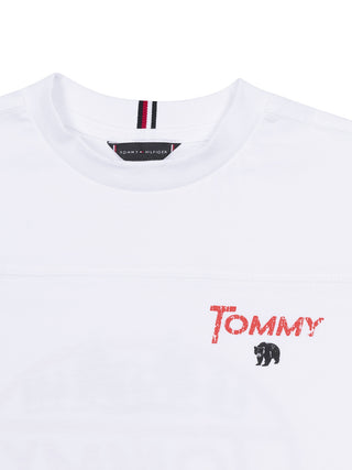 T-Shirt mit Logo-Motiv-Print - Weiß