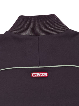 Sweatjacket in Aubergine