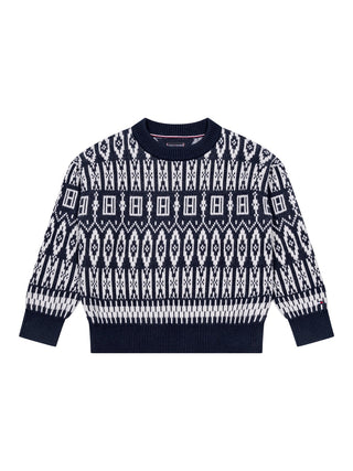 Faire-Isle  Strickpullover - Navy