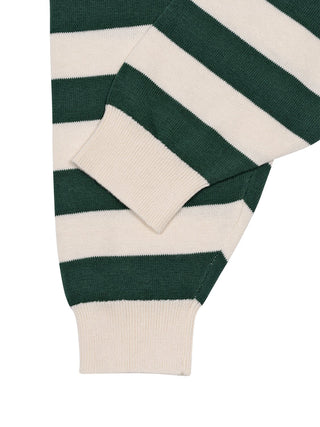Manis Strickhose mit Streifen - Grün