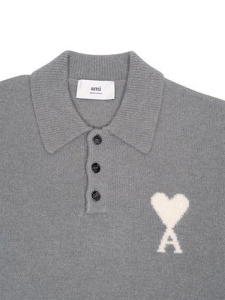 Wollpullover mit Kragen Ami De Coeur - Hellgrau