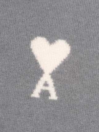 Wollpullover mit Kragen Ami De Coeur - Hellgrau