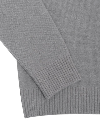 Wollpullover mit Kragen Ami De Coeur - Hellgrau