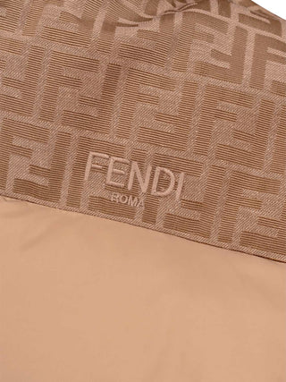 Steppjacke mit FF-Monogramm - Beige