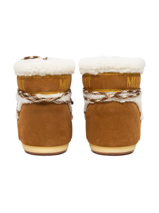 Icon Low Shearling in Whisky/Off White