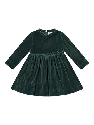 Samtkleid - Waldgrün