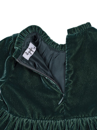 Samtkleid - Waldgrün