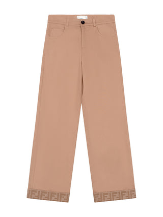 Hose mit FF-Logo - Beige