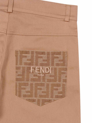 Hose mit FF-Logo - Beige