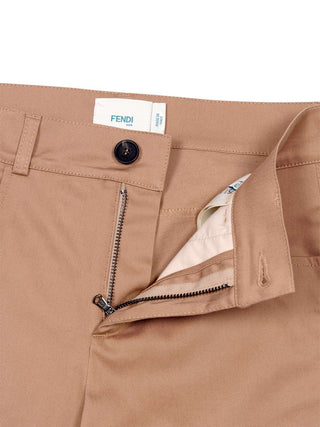 Hose mit FF-Logo - Beige