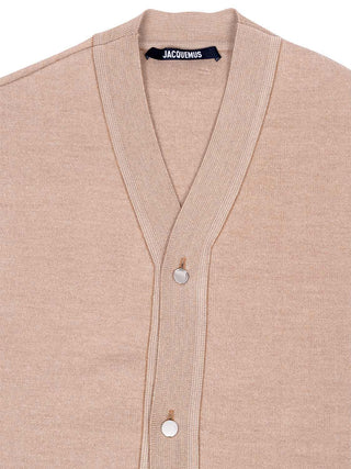 Le Cardigan Doppio in Beige