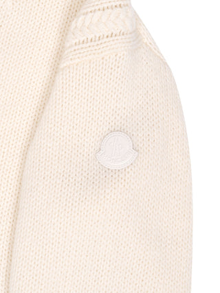 Strickjacke aus Wolle und Kaschmir mit V-Ausschnitt