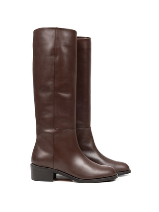 Sellier Stiefel 40 mm in Espresso