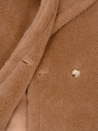 Teddy-Mantel aus Kamelwolle