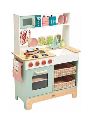 Küche groß mit Zubehör - Grün