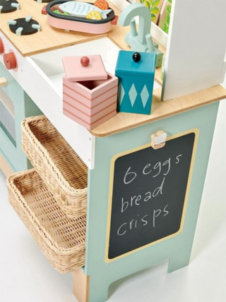 Küche groß mit Zubehör - Grün