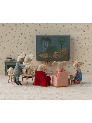 Klappstuhl, Maus - Rot