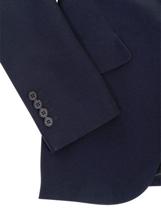 Blazer mit gesticktem Revers