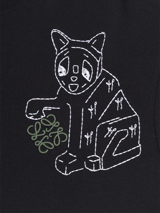 T-Shirt mit Anagram und Katze