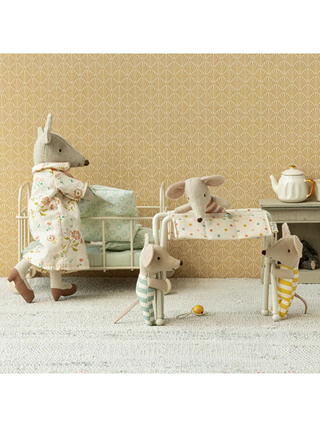 Wickeltisch, Babymaus - Weiß