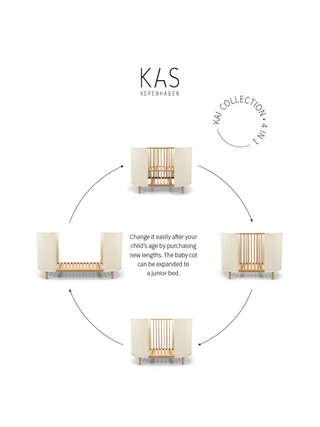 Kai Babybett - White Oak