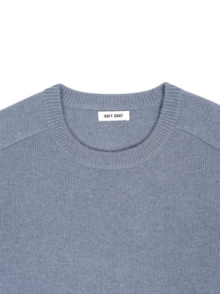 Boyfriend Crewneck in Retro Blue