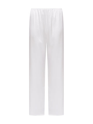 Weiße Seidenhose