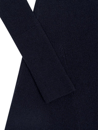 Kleid mit Rollkragen und Ruffles