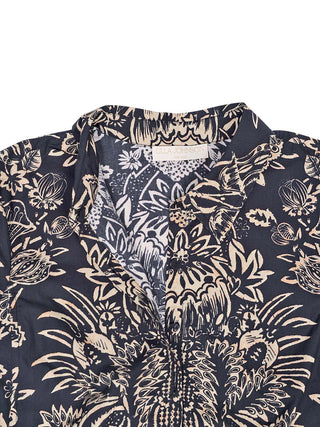 Taliah kurzes Kleid mit langem Arm