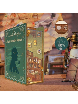 Tonecheer - Book Nook DIY Bücherecke Violin Detective Agency