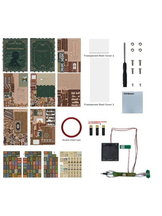 Tonecheer - Book Nook DIY Bücherecke Violin Detective Agency