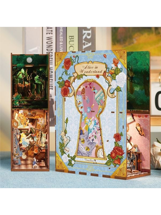 Tonecheer - Book Nook DIY Bücherecke Alice in Wonderland