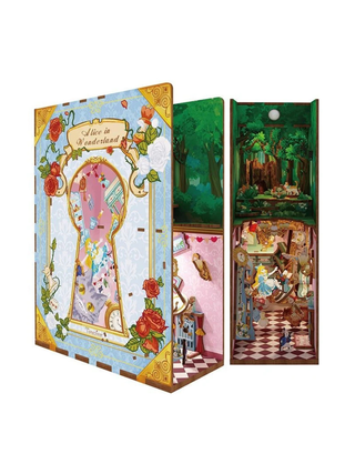 Tonecheer - Book Nook DIY Bücherecke Alice in Wonderland