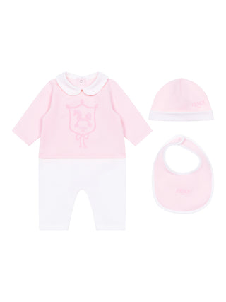 3-teiliges Babyset - Rosa