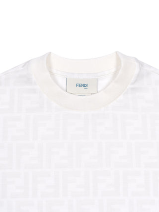 T-Shirt mit FF-Print - Weiß