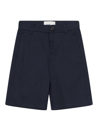 Baumwoll-Shorts mit FF-Details - Marineblau