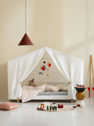 Wood Original Hausbett - Weiß/Eiche