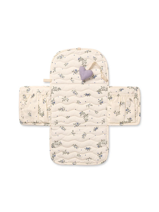 Dear April River Changing Mat, 66 x 33 cm - Blueberries/Lavender