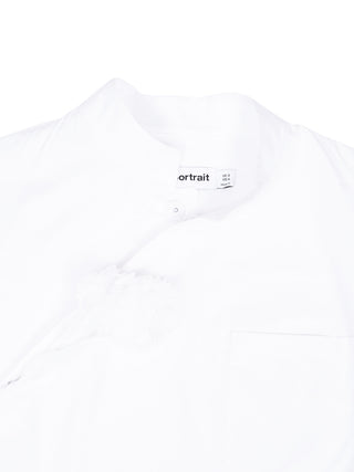 Weißes Baumwoll-Minikleid