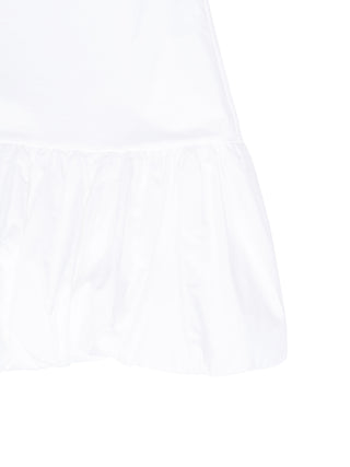 Weißes Baumwoll-Minikleid