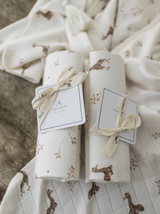 Bambus-Musselinwindel 65x65 cm - Twigs