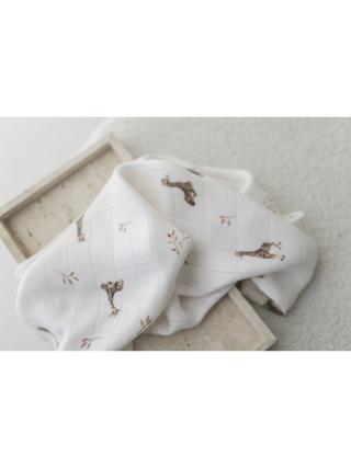 Bambus-Musselinwindel 65x65 cm - Giraffes