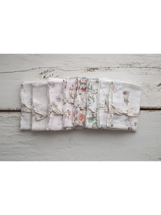 Bambus-Musselinwindel 65x65 cm - Boho Flowers