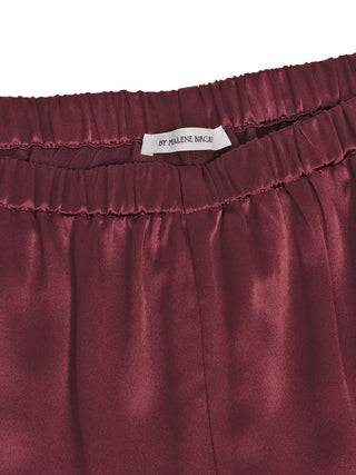 Cabello Satinhose in Bordeaux