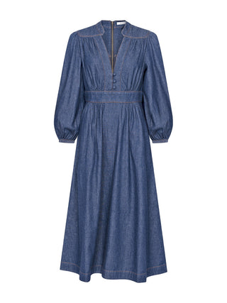 Awaken Denim Midikleid