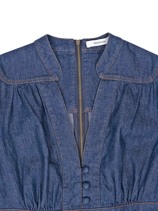 Awaken Denim Midikleid