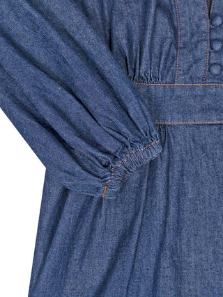 Awaken Denim Midikleid