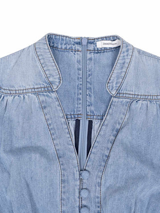 Wanderlust Denim Midikleid