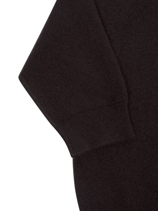 Crewneck Strickpullover in Braun