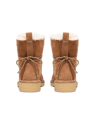 Megeve Stiefeletten aus Wildleder und Shearling